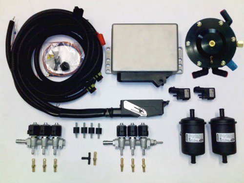 Комплект оборудования для работы автомобиля на газовом топливе