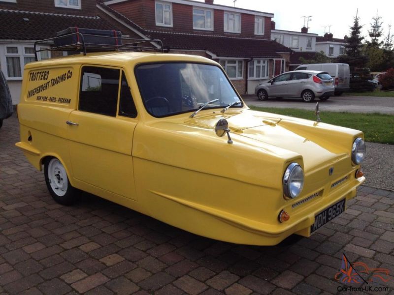 Английский трехколесник Reliant Regal Supervan: зачем было создано это необычное транспортное средство.