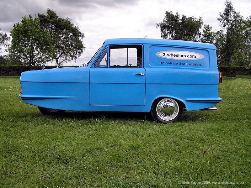 Английский трехколесник Reliant Regal Supervan: зачем было создано это необычное транспортное средство.