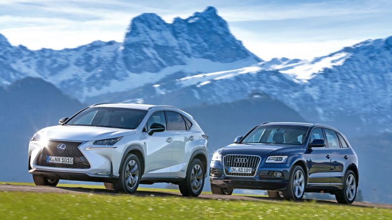 Ауди Q5 или Лексус NX: у кого лучше обзор в своём классе