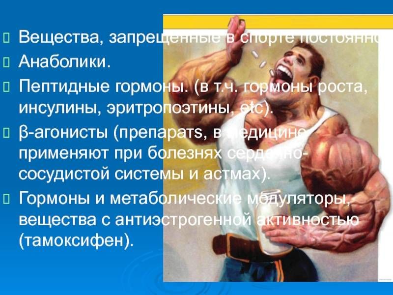 анаболические вещества
