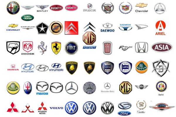 Эмблемы автомобилей мира