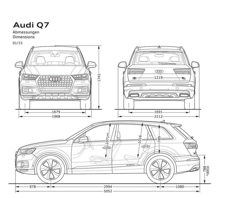 Габариты Audi Q7 2023 года: какой автомобиль покорит вас в новом сезоне