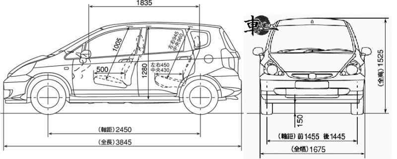 Габариты и технические характеристики Honda Fit 2023: все подробности, которые нужно знать