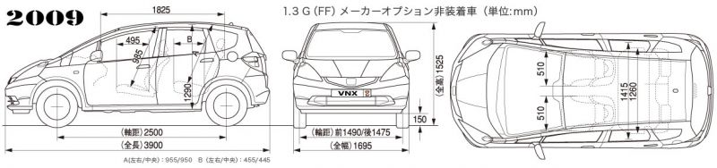 Габариты и технические характеристики Honda Fit 2023: все подробности, которые нужно знать