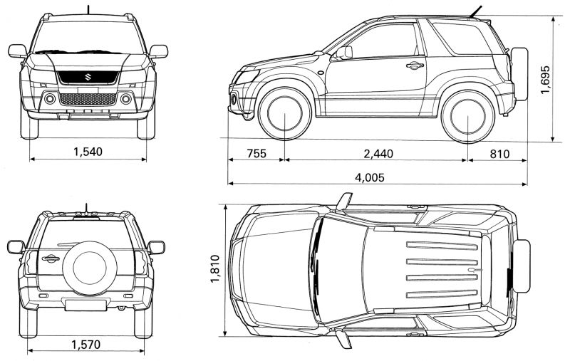 Габариты Suzuki Grand Vitara 2023: как вместительно и комфортно устроиться внутри