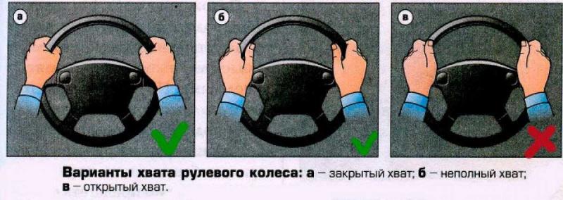 Как правильно держать руль: секреты искусного вождения