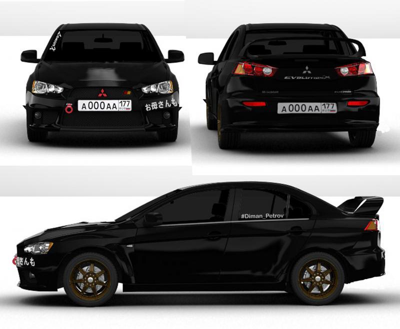 Как сделать идеальный рестайлинг Lancer X. Увидеть максимум