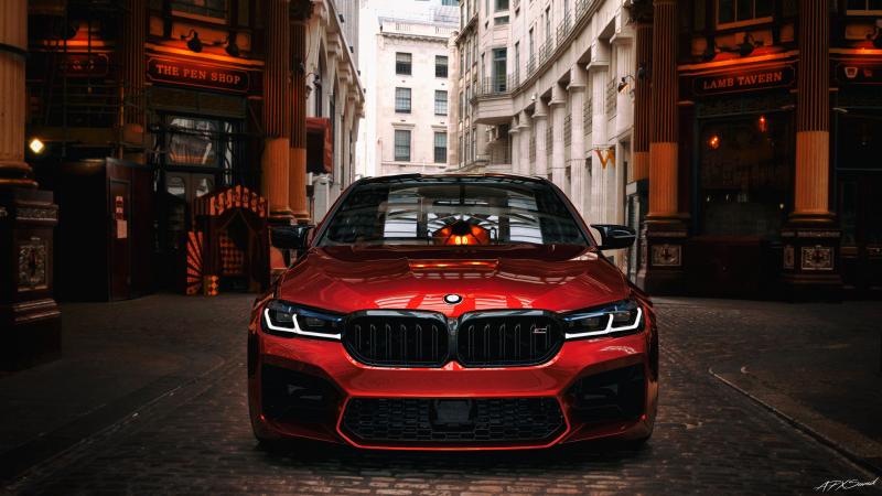 Как скачать обои на рабочий стол с BMW M5 F90: погрузитесь в мир скорости