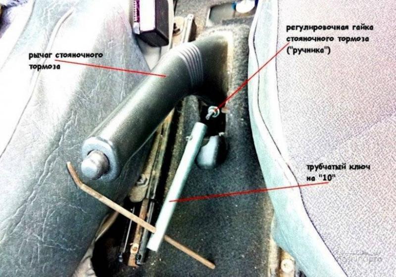 Как смазать и заменить тросики ручного тормоза, чтобы он работал надежно в любую погоду
