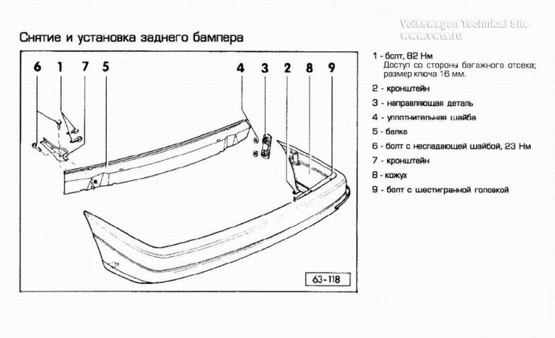 Как снять бампер пассат б4: быстро и безопасно