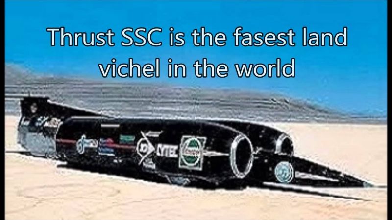 Как Thrust SSC изменил мир рекордных автомобилей