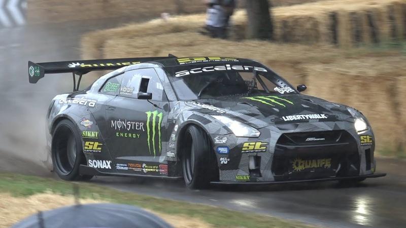 Как удержаться на грани рекорда: секреты профессионального дрифта на Nissan GT-R
