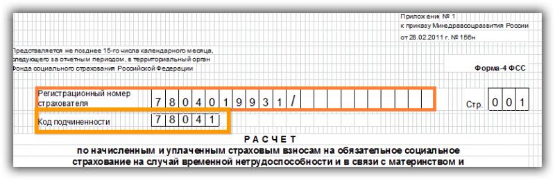 Как узнать код подчиненности в ФСС Юридическая энциклопедия