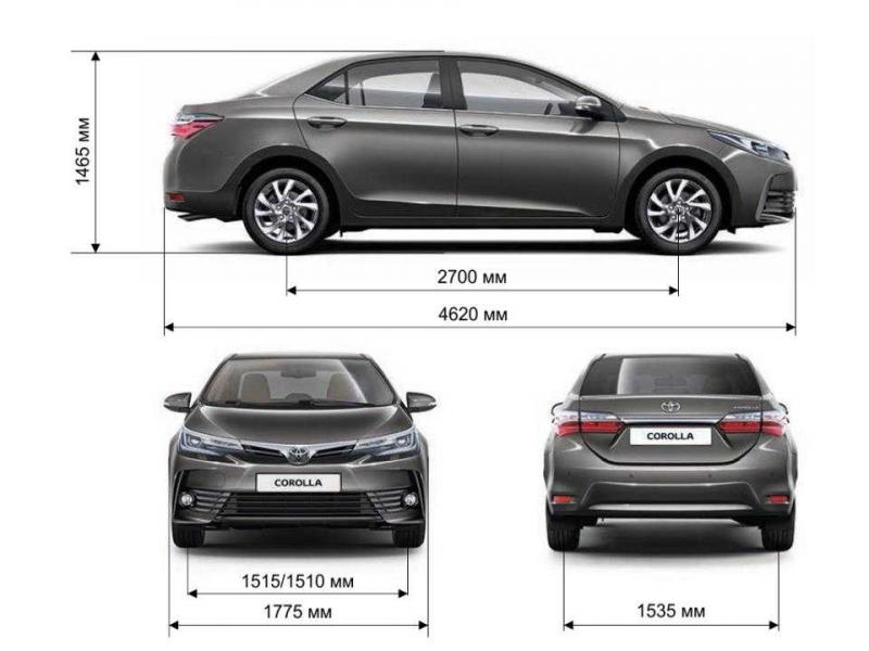 Как узнать все габариты и вес Toyota Camry, чтобы сделать правильный выбор