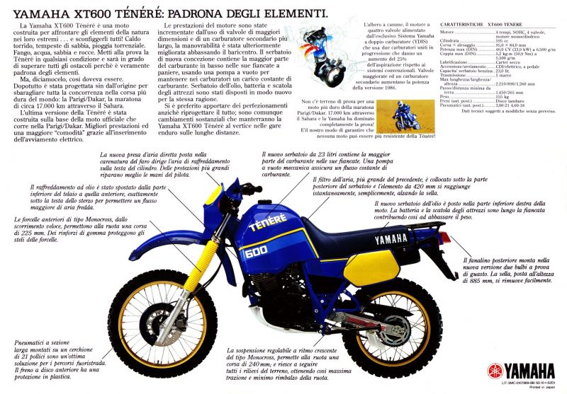 Как выбрать достойный мотоцикл Yamaha XT 600: проверенные советы
