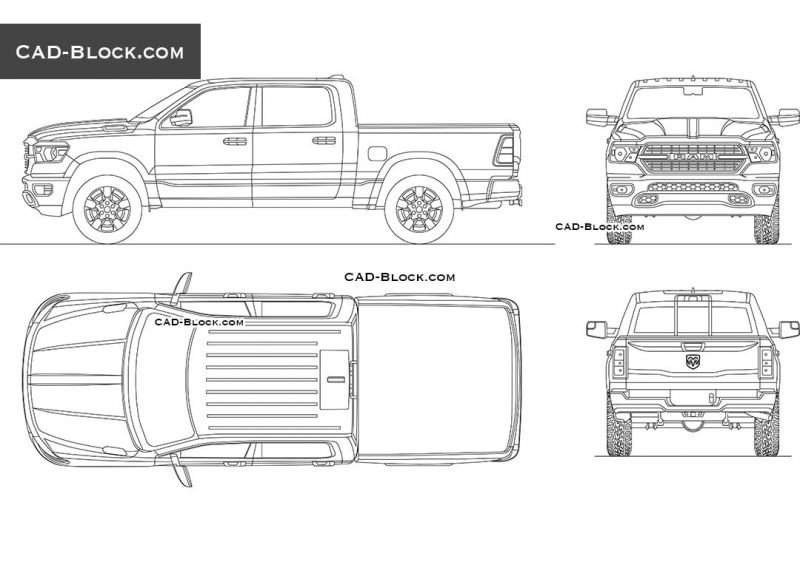 Как выбрать идеальный пикап Dodge Ram 1500 в 2023 году: вес, габариты, салон и мощность вас удивят
