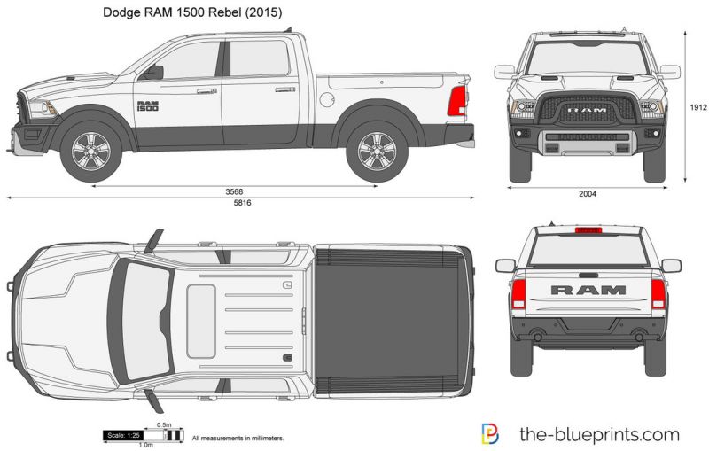 Как выбрать идеальный пикап Dodge Ram 1500 в 2023 году: вес, габариты, салон и мощность вас удивят