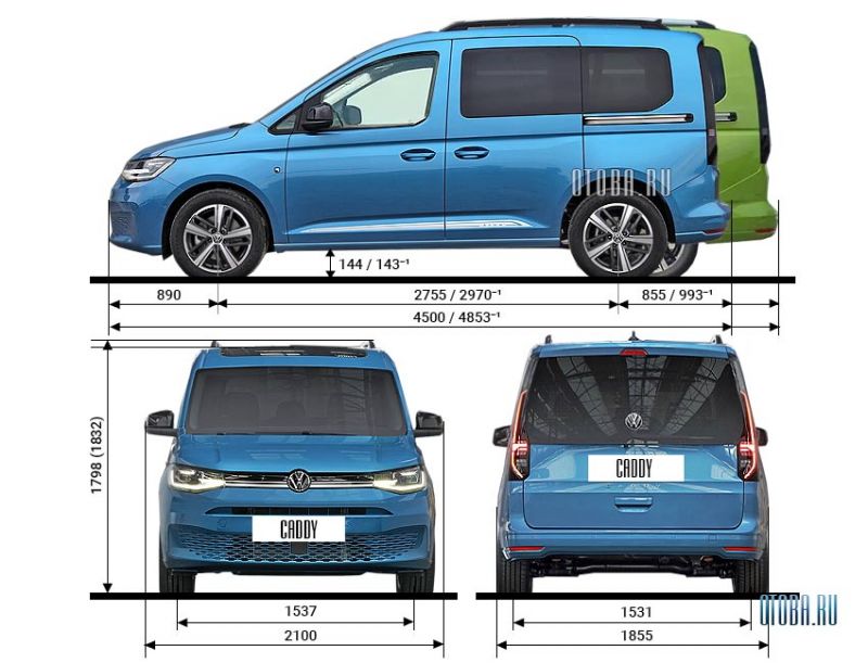 Как выбрать самый удобный автомобиль для семьи: Volkswagen Caddy Life 2023 в деталях