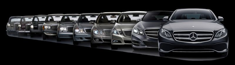 Как выглядят все поколения Mercedes-Benz E-класса: полная история модели