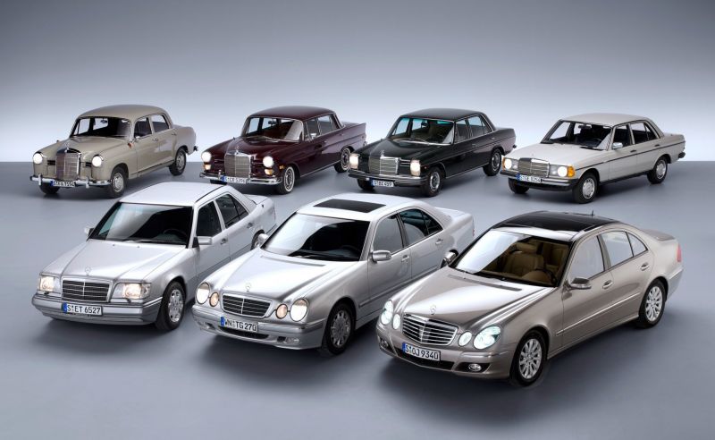 Как выглядят все поколения Mercedes-Benz E-класса: полная история модели
