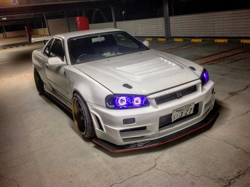 Nissan Skyline r34 Р·РµР»РµРЅС‹Р№