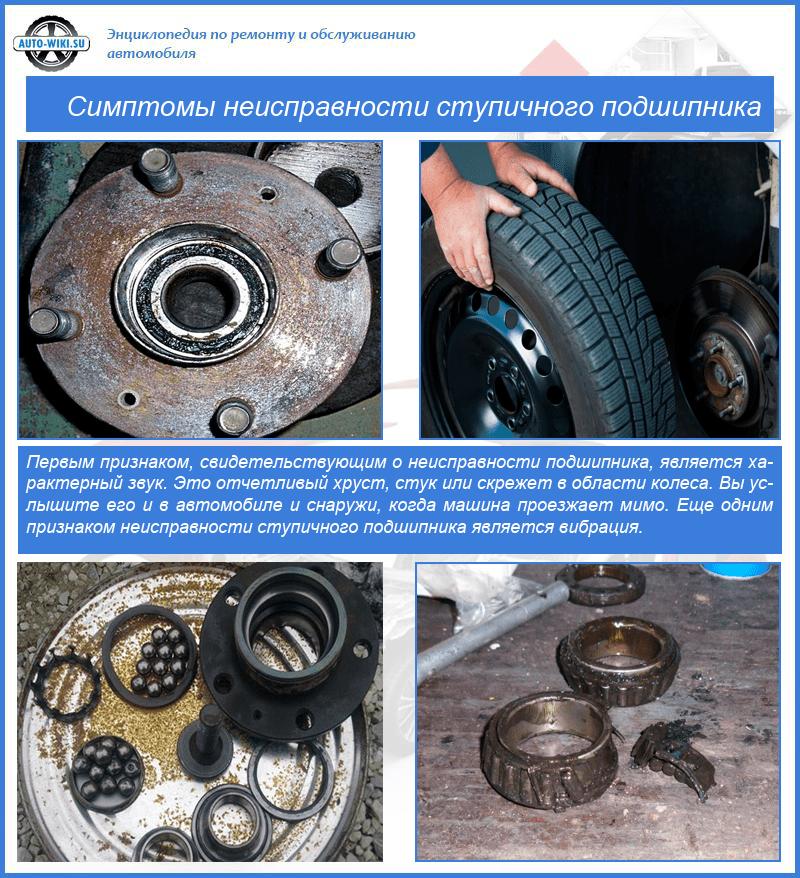Как понять подшипник. Признаки неисправности ступичного подшипника ВАЗ 2114 переднего. Проверка неисправности ступичного подшипника. Ступичный подшипник Газель симптомы неисправности. Признаки износа подшипника.