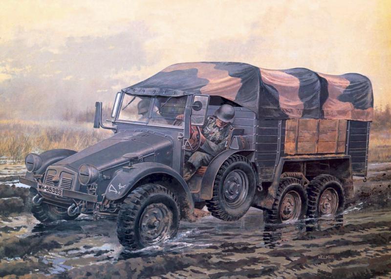 Какие секреты хранят немецкие военные грузовики времен Второй мировой войны
