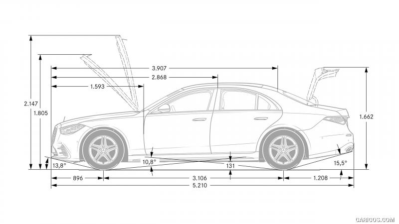 Какие удивительные особенности скрывает длина кузова Мерседес S-класса 220 в 2023 году