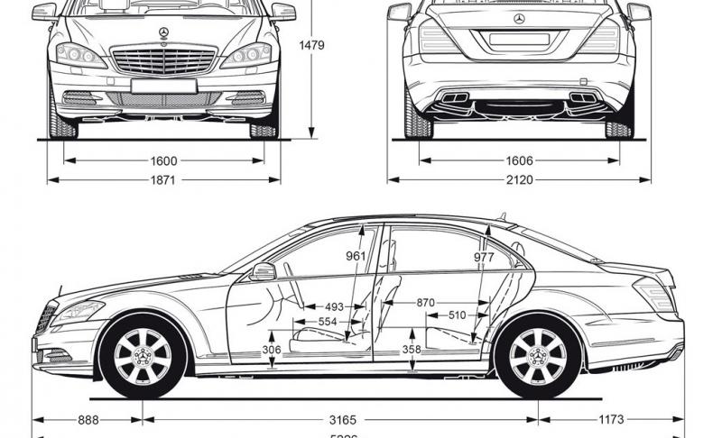 Какие удивительные особенности скрывает длина кузова Мерседес S-класса 220 в 2023 году