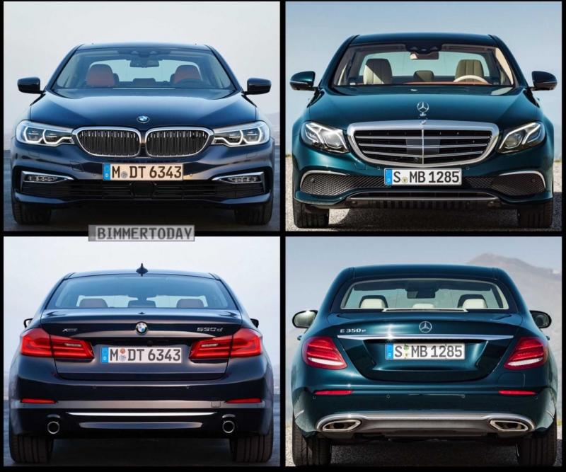 Какой лучше автомобиль: сравнение Mercedes E-класса и BMW 5 серии — узнайте плюсы и минусы каждого