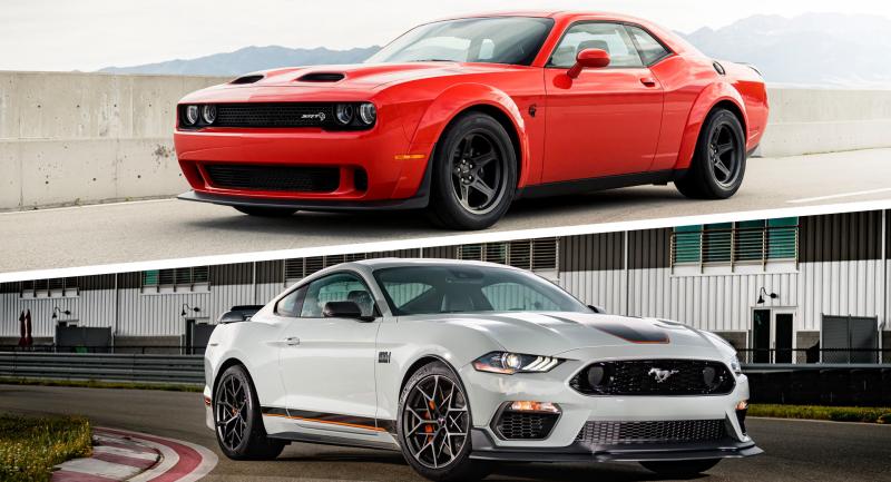 Какой мускулистый автомобиль лучше выбрать: сравнение Dodge Challenger и Ford Mustang