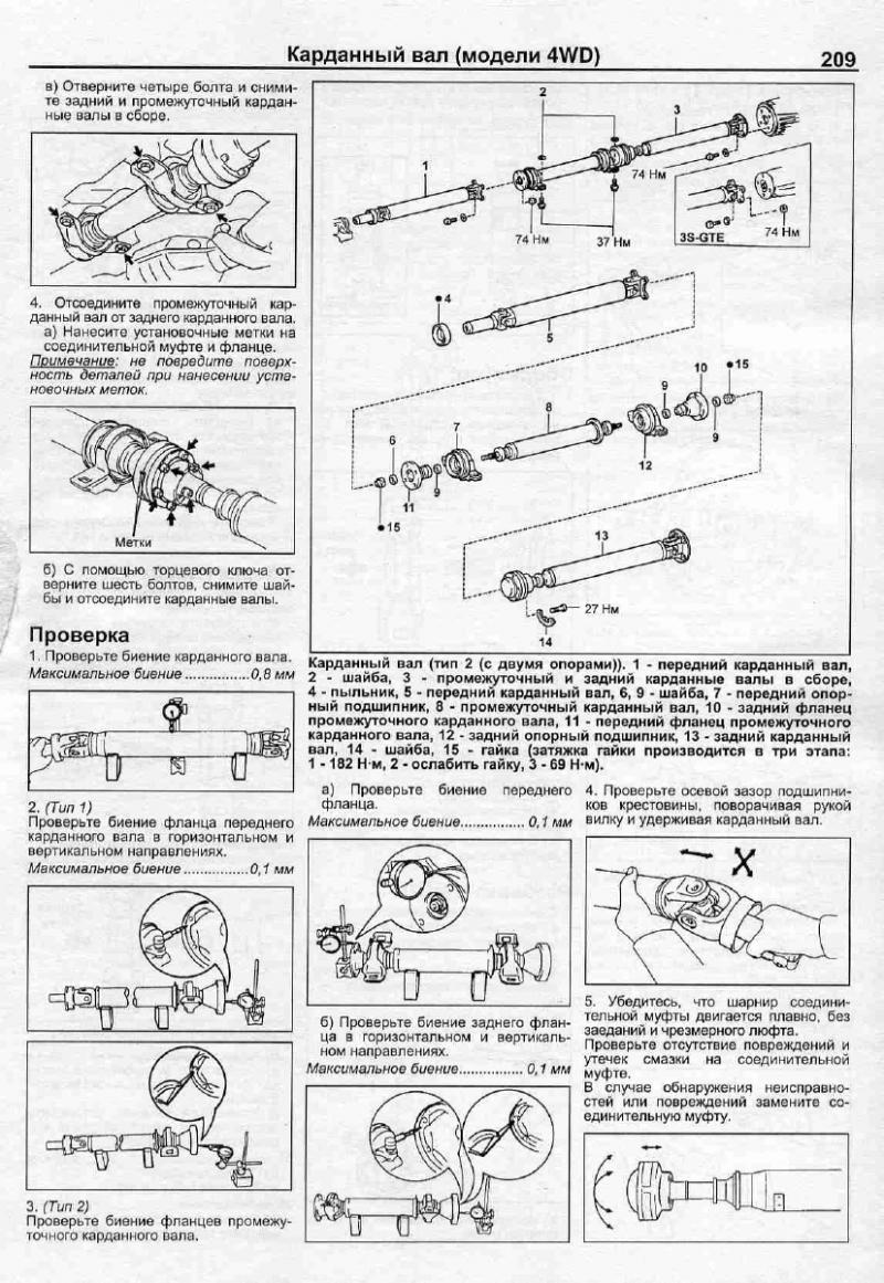 Книга по обслуживанию автомобиля Тойота Калдина 1992-1997: бесплатно скачать полное руководство владельца