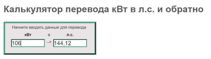 Кубатура двигателя в лошадиных силах: как перевести кубы в "лошадки"