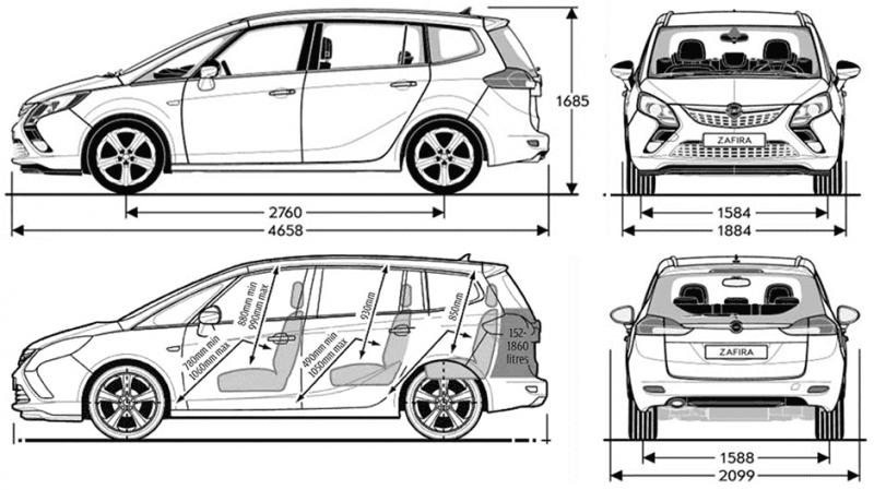 Насколько хорошо вы знакомы с характеристиками Opel Zafira. Узнайте его секреты