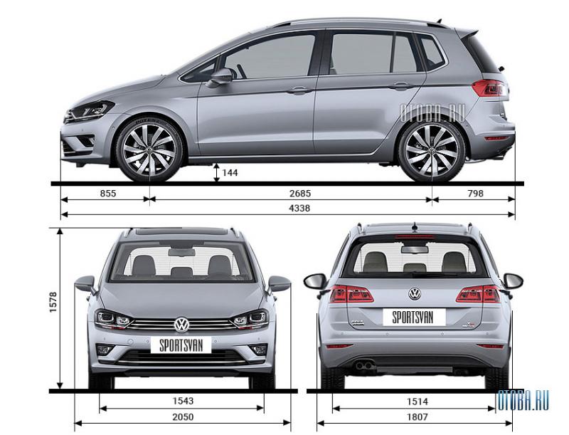 Насколько компактен Volkswagen Golf Plus: удивительные размеры автомобиля