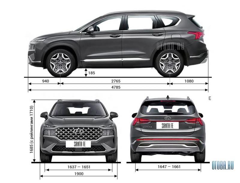 Насколько вместительный новый Hyundai Grand Santa Fe 2023: 15 удивительных фактов о его размерах и возможностях