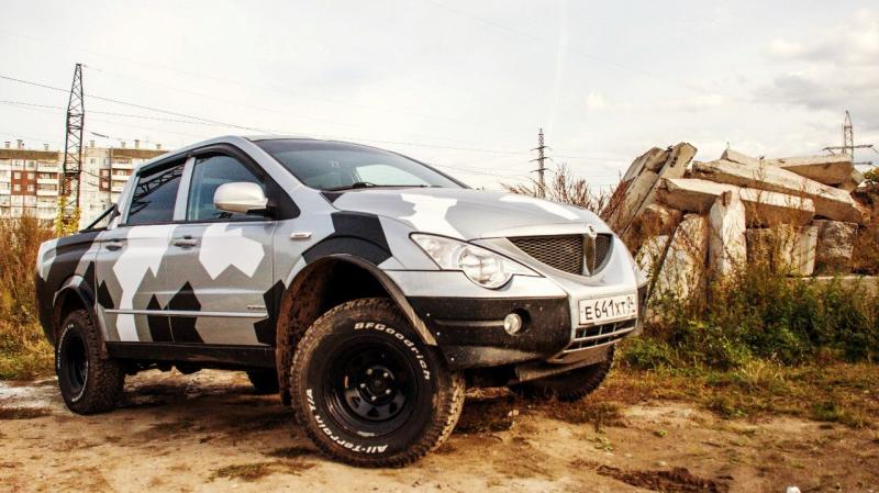 Настоящий спортивный пикап SsangYong Actyon: удивительное сочетание внедорожности и комфорта