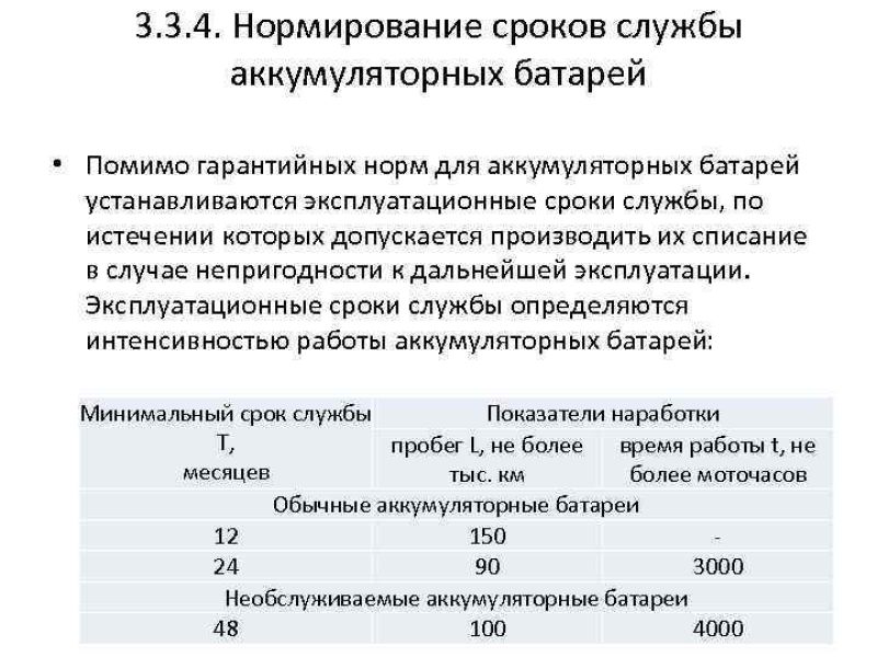 Срок службы шин легкового автомобиля