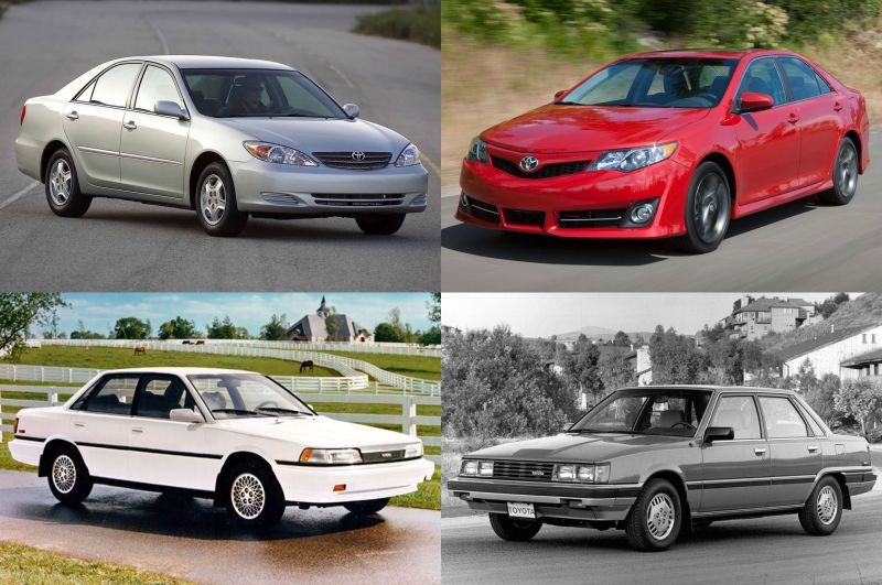 Все поколения Toyota Camry: какие модели были выпущены за годы существования легендарного седана