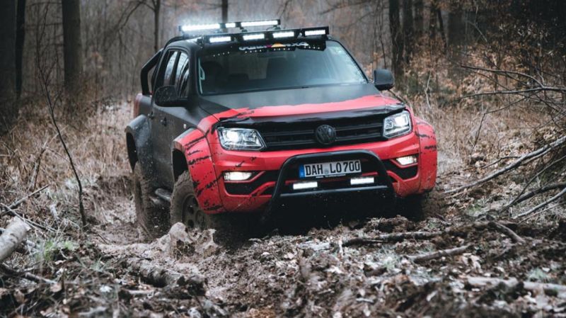 Высокий клиренс Amarok позволяет ездить по бездорожью. Удивительные возможности внедорожника